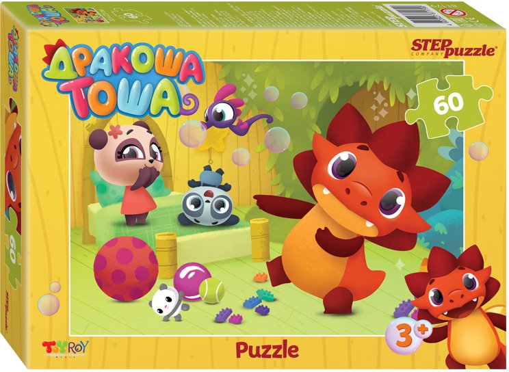

Пазл Step Puzzle Дракоша Тоша 81179 (60 эл)