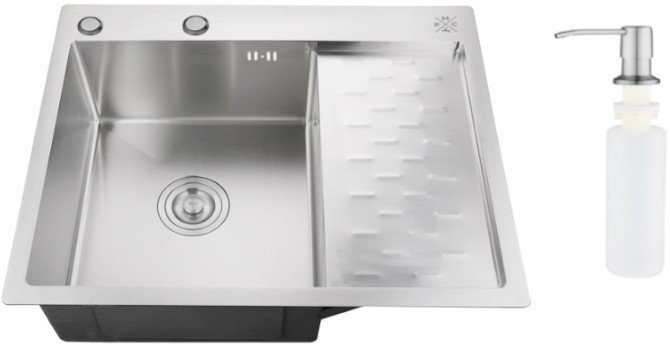 

Кухонная мойка РМС MRK-6350L (с дозатором)