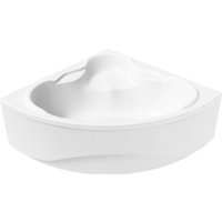 Ванна Lauter Riviera 150x150 21050150 (с ножками, лицевым экраном и сифоном 21Y32001 матовый черный)