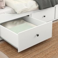 Кровать Ikea Хемнэс 200x80 (белый, осванг жесткий) 694.281.13