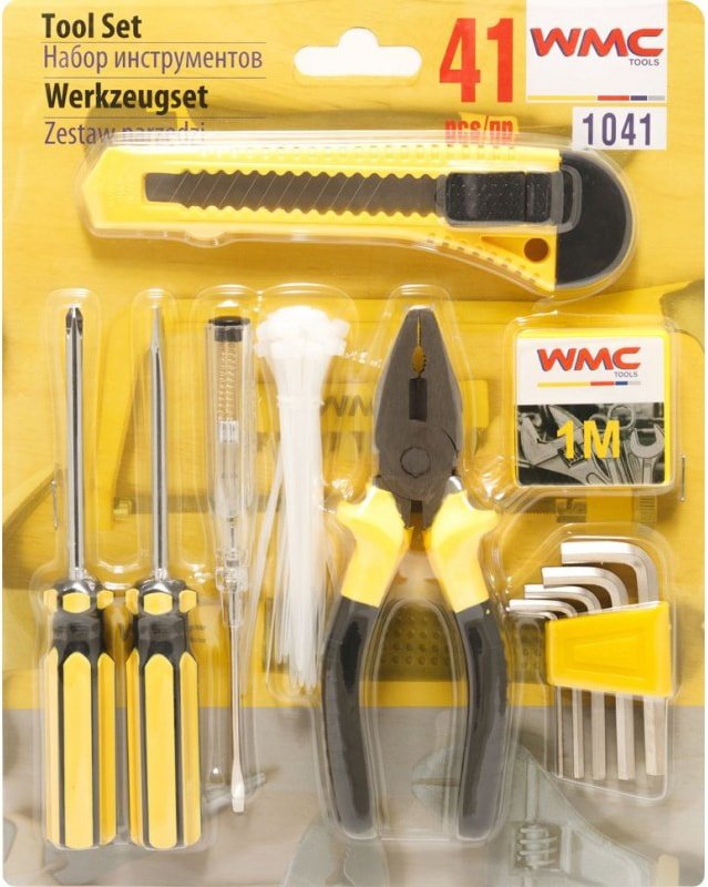 

Набор домашнего мастера WMC Tools 1041 (41 предмет)