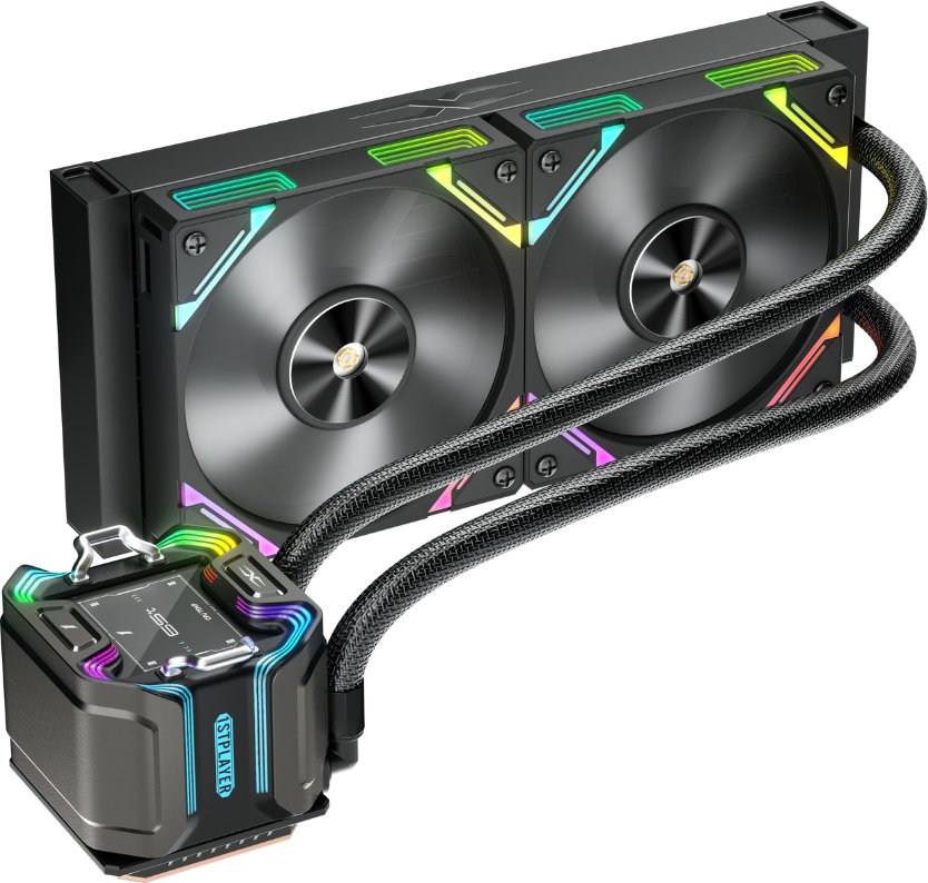 

Система жидкостного охлаждения для процессора 1stPlayer X-240 (черный)