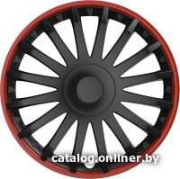 Набор колпаков на диски Versaco Crystal R15 RO 15 15CRYSTALRO (4шт, черный/красный)