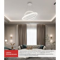 Подвесная люстра In Home Estetika Ring-95RC-2WH 4690612062495