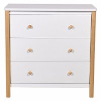 Детский комод Polini Kids Simple 3501 0002769.31 (белый/натуральный)