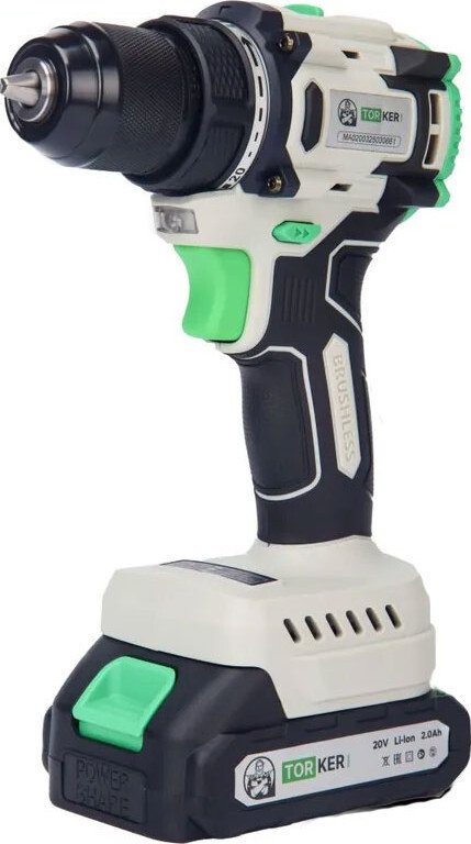 

Дрель-шуруповерт Torker MA20-3 (с 2-мя АКБ, кейс, оснастка)