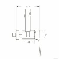 Гигиенический душ Rose R1505H-1