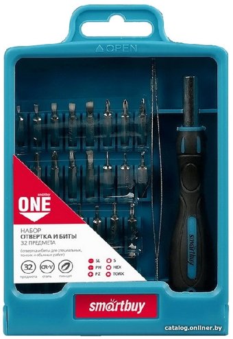 Набор отверток прецизионных SmartBuy SBT-SCBS-32P1 (32 предмета)