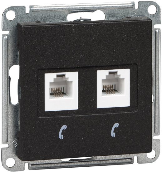 

Розетка телефонная Systeme Electric W59 RSI-251TT-6-86