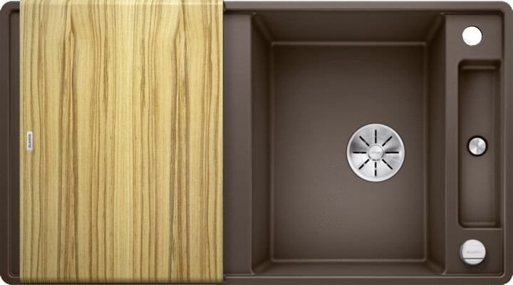 

Кухонная мойка Blanco Axia III 5 S-F 523230 (кофе, деревянная доска)