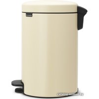 Мусорное ведро Brabantia Pedal Bin NewIcon 12 л (миндальный)