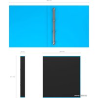 Папка-регистратор Erich Krause Accent 35 мм на 4 кольцаx 51083 (голубой)