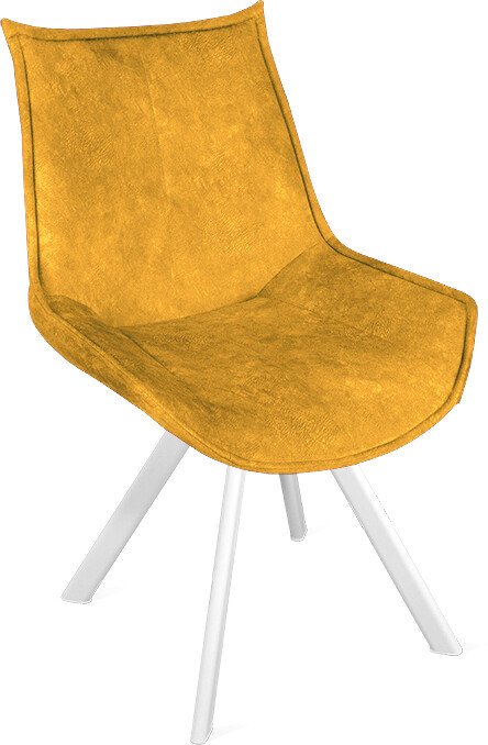 

Стул Трия Тейлор К2 исп. 2 (белый матовый/микровелюр Wellmart Yellow)