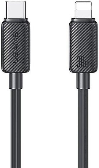Кабель Usams US-SJ692 USB Type-C - Lightning (1 м, черный)