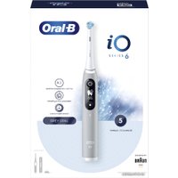 Электрическая зубная щетка Oral-B iO 6 (серый опал)