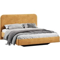 Кровать Трия Тиффани Тип 1 180x200 (микровелюр Wellmart Yellow)