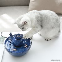 Фонтанчик Catsy Электрический (синий кит)