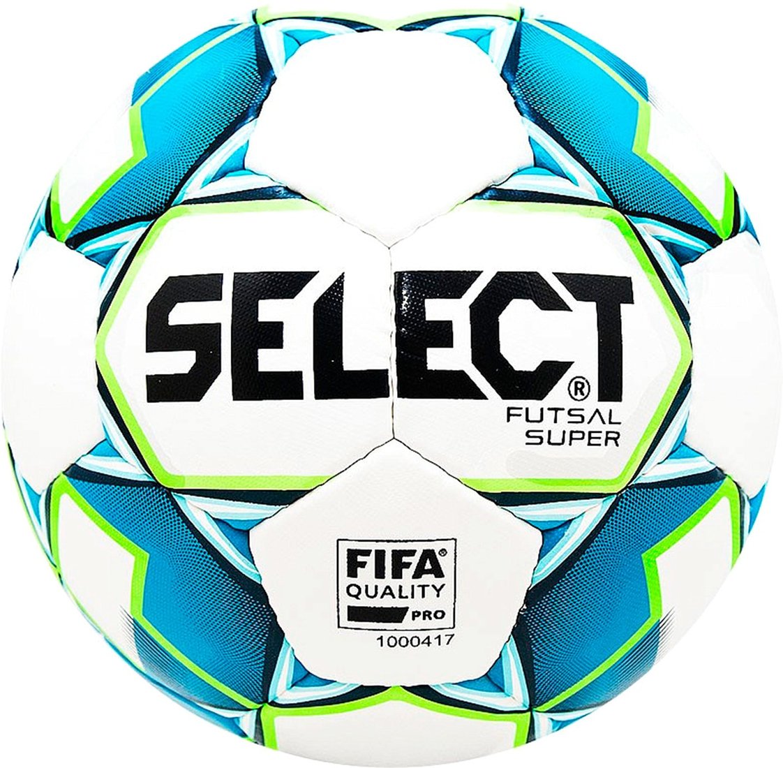 

Футзальный мяч Select Futsal Super FIFA (4 размер, белый/голубой)