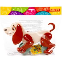 Игрушка-каталка Полесье Собака Боби 48701 (белый/коричневый)