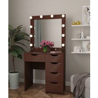 Туалетный столик с зеркалом Мир Мебели SV-25W