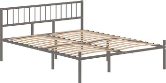Кровать Домаклево Металика В3 180x200 (серый)