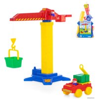 Кран Полесье Башенный кран №1 + автомобиль 58195