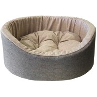Лежак Homepet №2 82821 (49x43x17см, коричневый/розовый)