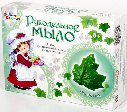 

Набор для опытов Десятое королевство Рукодельное мыло. Листочек 01922