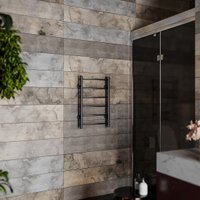 Полотенцесушитель Roxen Santi BK-109AW-6T 11030-4365B (черный)