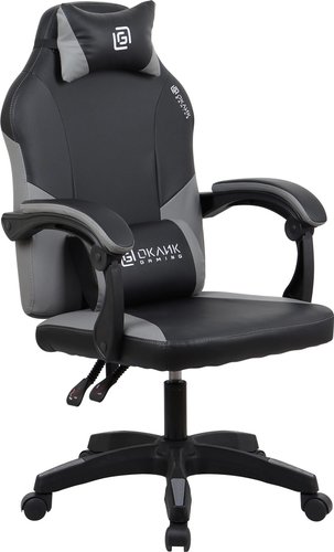 Игровое (геймерское) кресло Оклик Spirit (черный/серый)