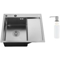 Кухонная мойка РМС MRK-5851BL-L (с дозатором)