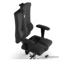 Офисное кресло Kulik System Elegance (азур/хром, черный с подголовником)