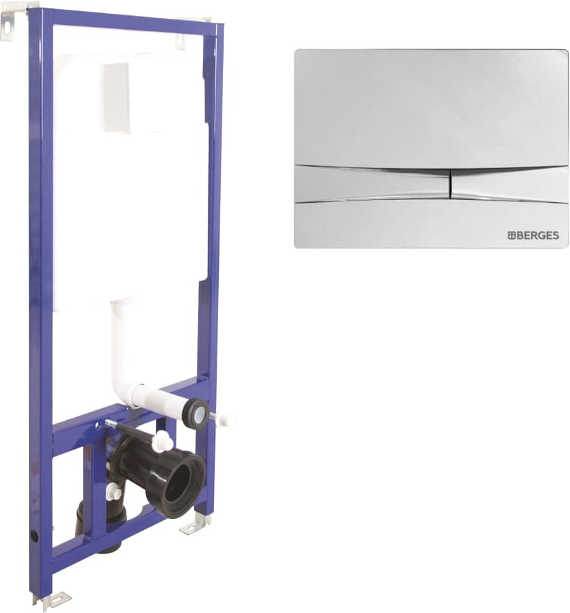 

Инсталляция для унитаза Berges Wasserhaus Novum 525 F3 040000+040053