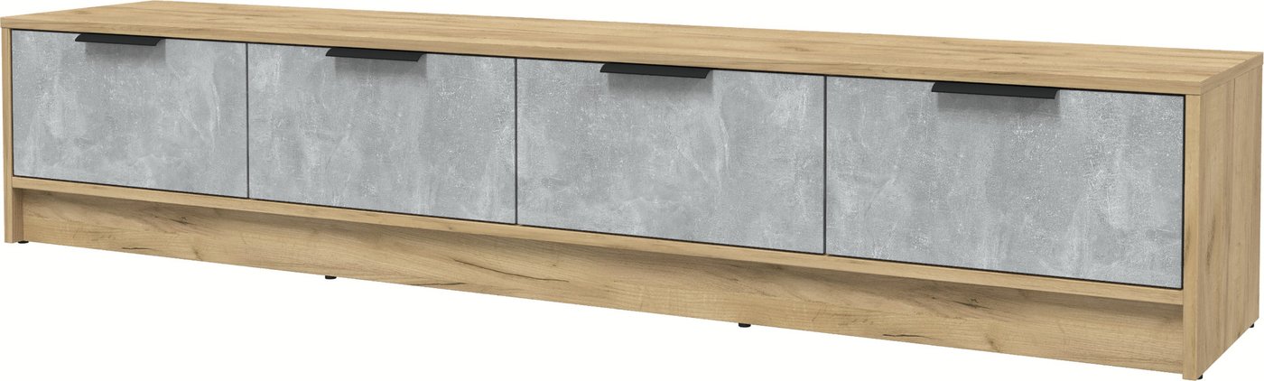 

Тумба Интерлиния ТВ Концепт КТ-ТВ4-35 (бетон/дуб золотой)