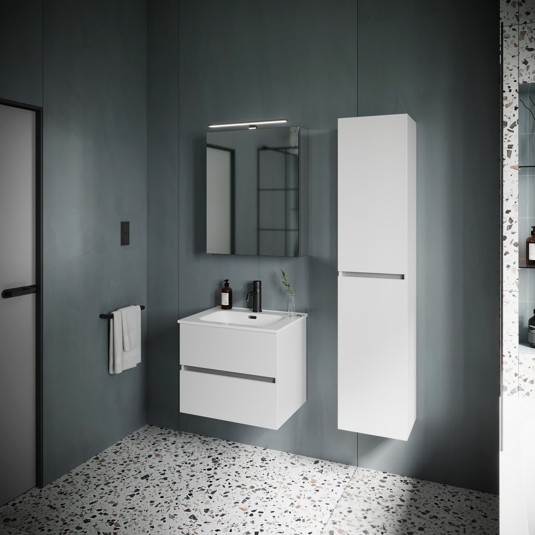 

Sancos Тумба под умывальник Urban UR60W (белый глянец)