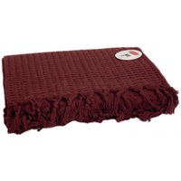 Плед Karven Waffle Pike 200x220 Евро P 928 (бордовый)