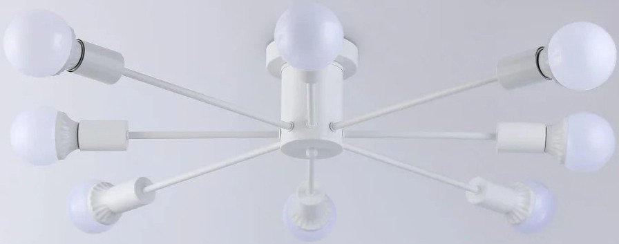 

Припотолочная люстра Ambrella light Traditional TR80408/8 WH (белый)