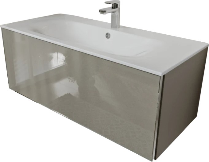 MebelVann Тумба с умывальником Вега 100x38x45 с 1 ящиком VEG101001200501OSL (капучино)