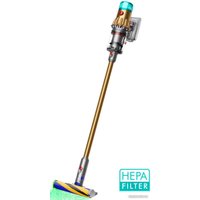 Пылесос Dyson V12 Detect Slim Absolute hepa (золотой)