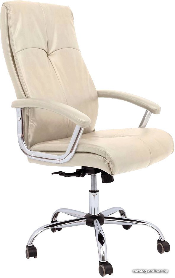 Офисное кресло AksHome Marsel Chrome Eco 79703 (кремовый)