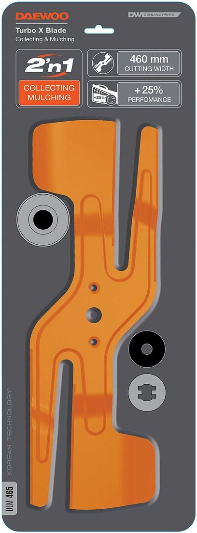 Нож для газонокосилок Daewoo Power Turbo X Blade DLM 465