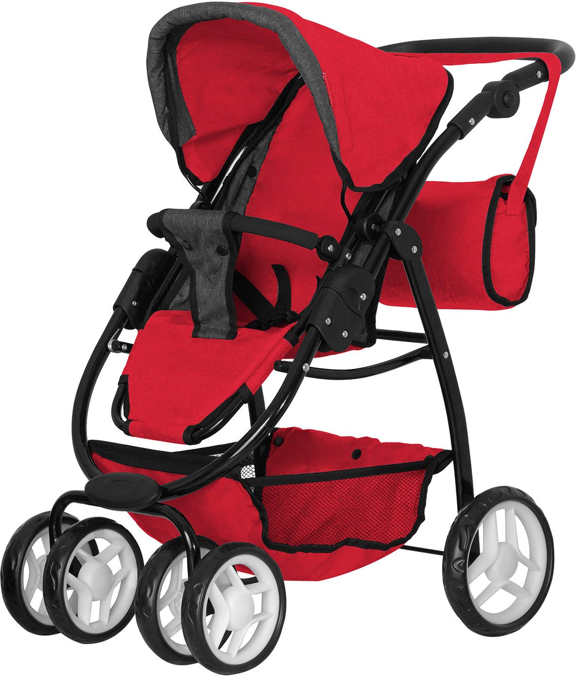 

Коляска для кукол Carrello Avanti 2 в 1 9662 (Red)