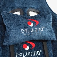 Игровое (геймерское) кресло Calviano Nero (blue plush)