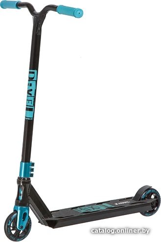 Трюковый самокат Novatrack Pixel BL 110A.PIXEL.BBL20 (черный/синий)