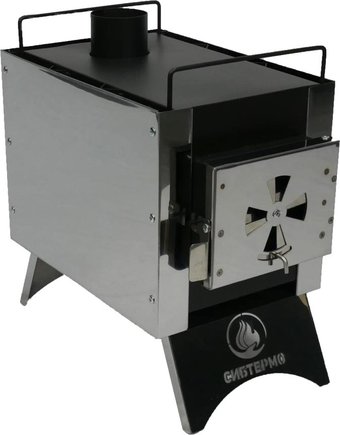Печка-щепочница Сибтермо Сибирка 00410204 (средняя, нержавеющая сталь)