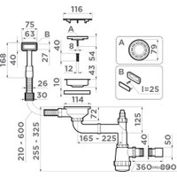 Сифон Omoikiri WK-1C IN 4956472