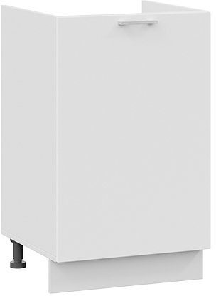 

Шкаф напольный Трия Габриэлла 1Н5М (белый/сноу)