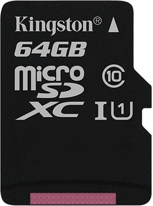 

Карта памяти Kingston Canvas Select SDCS/64GBSP microSDXC 64GB