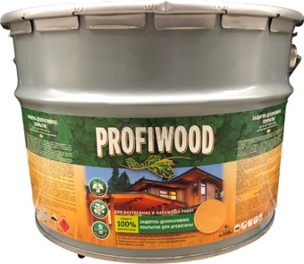Пропитка Profiwood Защитно-декоративная для древесины (палисандр, 9л)