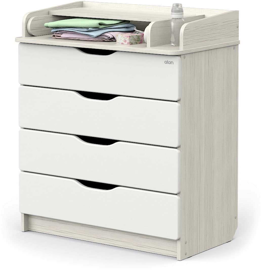 

Детский комод Атон Мебель Сириус-2 804 Wood (древесина белая)